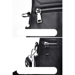MochilasNew Solid Color Women Multifunction Backpack Designer Simple College Style School Bag for Teenage Girls 2020 Travel S...