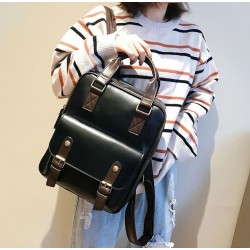 MochilasWomen Anti Theft Backpacks Students Brown School Bags for Teenage Girls Waterproof Vintage Laptop Leather Big Travel ...