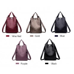 Mochilas2020 Women Leather Backpacks Multifunction Women Vintage Shoulder Bag Ladies Rucksack large capacity Travel Bag Sac a...