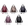 Fashionable leather backpack - multifunction vintage shoulder bag - large capacityBackpacks