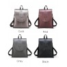 Fashionable leather backpack - shoulder bag - snakeskin patternBackpacks