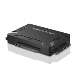 Unidades de disco duroUSB 3.0 a SATA IDE ATA - Adaptador de datos 3 en 1 para PC Laptop 2.5"-3.5" HDD