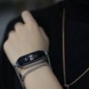 CollarDouble hole pendant - with necklace - stainless steel - for Xiaomi Mi Band 5