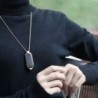 CollarDouble hole pendant - with necklace - stainless steel - for Xiaomi Mi Band 5