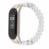 Elastic strap with pearls / crystals - bracelet - for Xiaomi Mi Band 3 / 4 / 5 / 6
