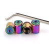 Partes de ruedaSport - car tire valves - anti-theft caps - zinc alloy - 4 pieces