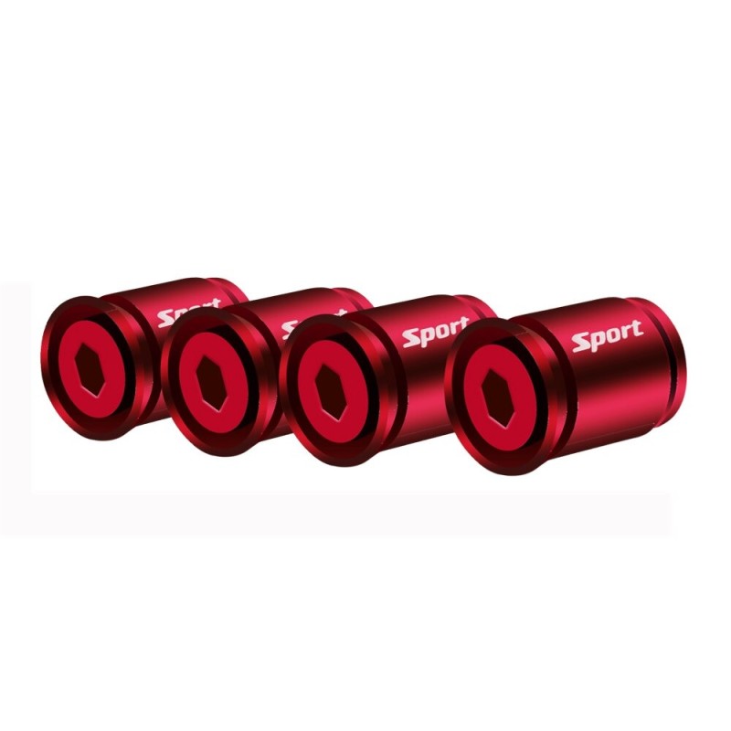 Partes de ruedaSport - car tire valves - anti-theft caps - zinc alloy - 4 pieces