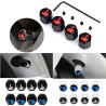 Partes de ruedaCar tire valves - anti-theft caps - with wrench - zinc alloy - middle finger style
