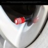Partes de ruedaCar tire wheel valves - aluminum caps - skull design - 4 pieces
