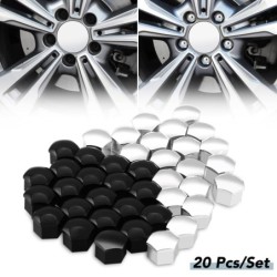 Car rim cover - protective nuts - with clip - 17mm - 20 piecesWheel parts