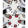 Partes de ruedaCubre llantas de coche - tuercas protectoras - con clip - 17mm - 20 piezas