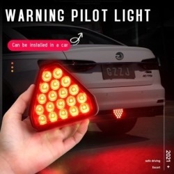 Luces & IluminaciónCar warning light - triangle - LED - brake / rear fog light - 12V