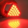 Car warning light - triangle - LED - brake / rear fog light - 12VLights & lighting