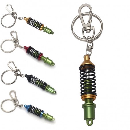 Car shock absorber - metal keychainKeyrings