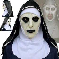 MáscaraMonja aterradora - máscara de látex - Halloween - mascaradas