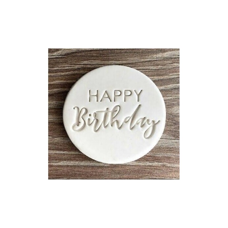 Cookie cutter mold - Happy Birthday letteringBakeware