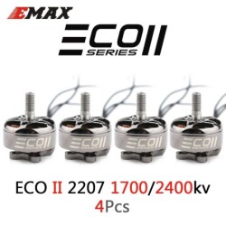 MotorUpgraded Emax ECO II Series - 1700KV / 2400KV - 3-6S - brushless motor - 4mm bearing shaft - for RC Drone Quadcopter FPV