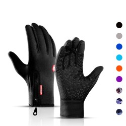 GuantesWinter warm gloves - touchscreen - waterproof - with zipper - unisex
