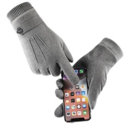 GuantesGuantes cálidos y elegantes - función de pantalla táctil - con botón decorativo