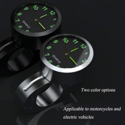 Partes de motos7/8" - universal motorcycle handlebar watch - waterproof