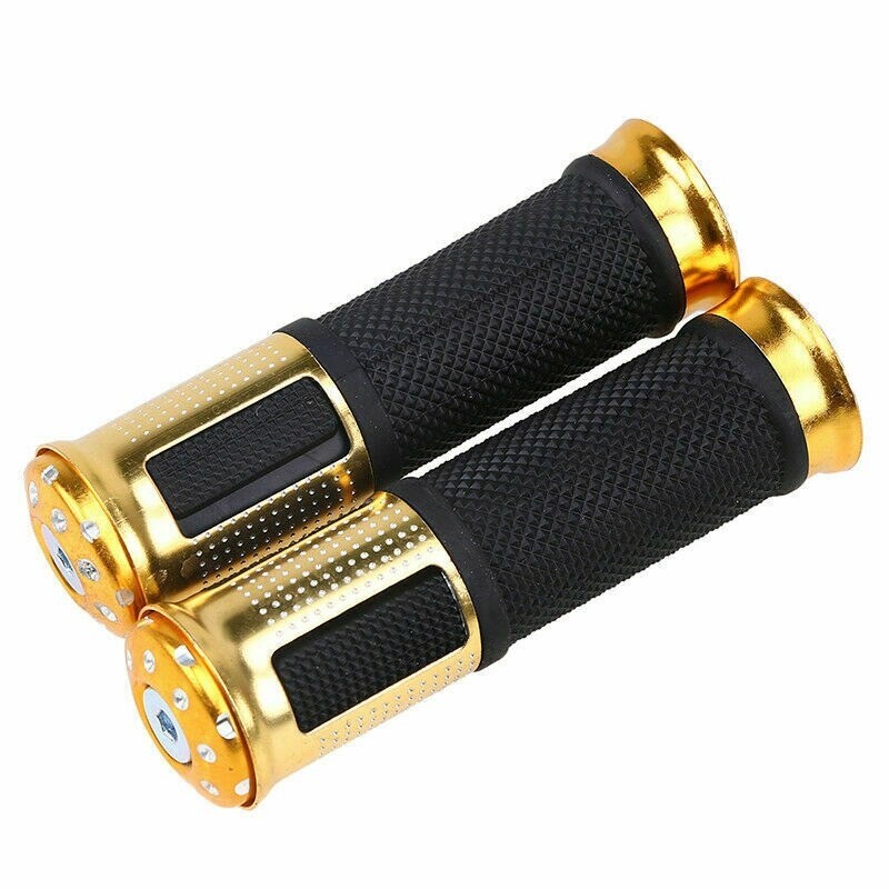 Hand Grips & EndUniversal motorcycle handlebar grips - for Suzuki / Kawasaki - 22mm