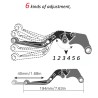 InstrumentosFor KYMCO DOWNTOWN 125i 200i 300i 350i DT 125 200 300 350 Motorcycle CNC Brake Clutch Levers Handlebar Grip Handl...