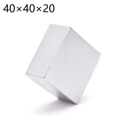 N52N52 - imán de neodimio - fuerte - cuboide - 40 * 40 * 20 mm