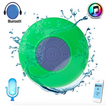 Altavoz BluetoothMini altavoz Bluetooth - resistente al agua - con ventosa