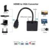 CablesHD 1080P HDMI to VGA cable - adapter - converter with audio power supply