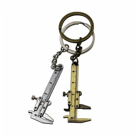 llaveroKeychain with mini vernier calliper