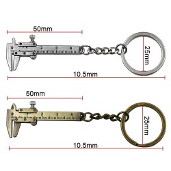 llaveroKeychain with mini vernier calliper