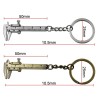llaveroKeychain with mini vernier calliper