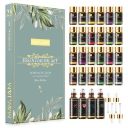 Pure natural essential oils - for massage / baths / diffusers - 28 piecesHumidifiers