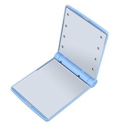 MaquillajeMakeup mirror - with 8 LED light - foldable