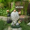 Decorative garden dwarf - with lamp - resin statue - solar - LEDSolar lighting