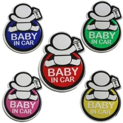 PegatinasBaby In Car - 3D aluminum car sticker - waterproof