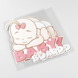 PegatinasBaby On Board - sleeping baby - car sticker