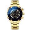 Relojesmens watch quartz classic black wristwatch steel belt luxury calendar business watch herren uhren gifts