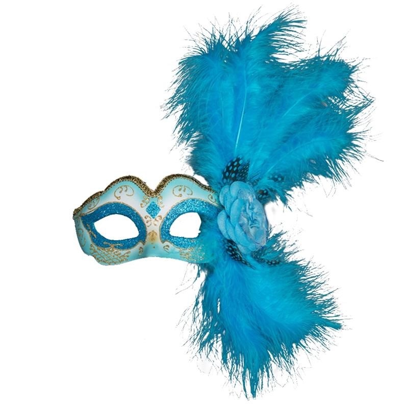 MáscaraVenetian eye mask - with feathers / glitter - for Halloween / masquerades