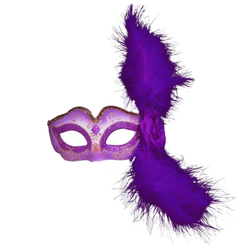 MáscaraVenetian eye mask - with feathers / glitter - for Halloween / masquerades