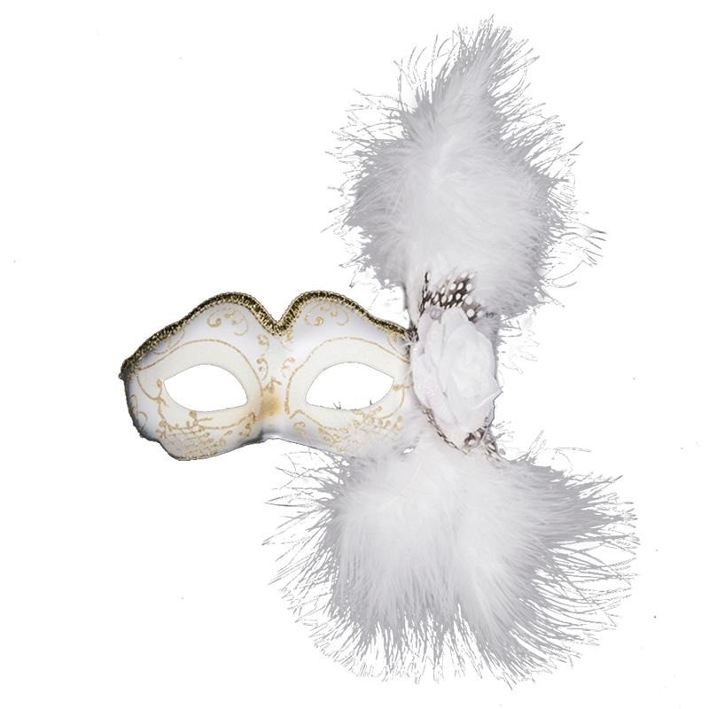 MáscaraVenetian eye mask - with feathers / glitter - for Halloween / masquerades