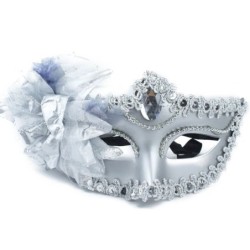 MáscaraSexy Venetian eye mask - with diamonds / feathers / flowers - for Halloween / masquerades