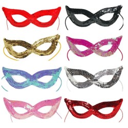 MáscaraSexy sequin eye mask - fox / cat eyes - for Halloween / masquerades