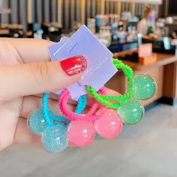 Pinzas de cabelloHair elastics - with starry ball - 2 pieces
