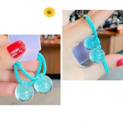 Pinzas de cabelloHair elastics - with starry ball - 2 pieces