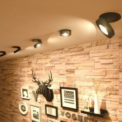 Luces de techoLED ceiling lamp - recessed - rotatable - dimmable - COB - built In spot light - 3W / 5W / 7W / 9W / 12W