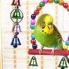 AvesToys for birds / parrots - cage - swing - hanging bridge - wooden beads - 10 pieces