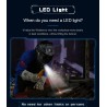 CascosMáscara de soldadura profesional - oscurecimiento automático - ajustable - ADL-MA900VL-E - con luz LED
