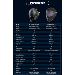 Professional welding helmet - auto darkening - adjustable - ADL-MA900VL-E - with LED lightHelmets