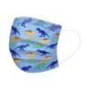 Protective face / mouth mask - 3-ply - disposable - for children - dinosaur print - 50 piecesMouth masks